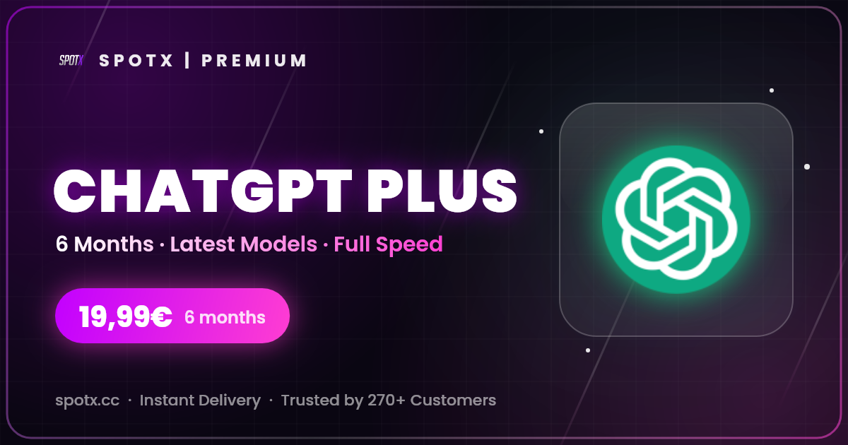 ChatGPT Plus · 6 Months