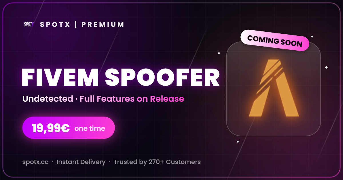 FiveM Spoofer · Coming soon